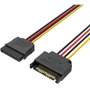 Vention Cable de alimentación SATA 15pin Macho a Hembra 30cm KDABY